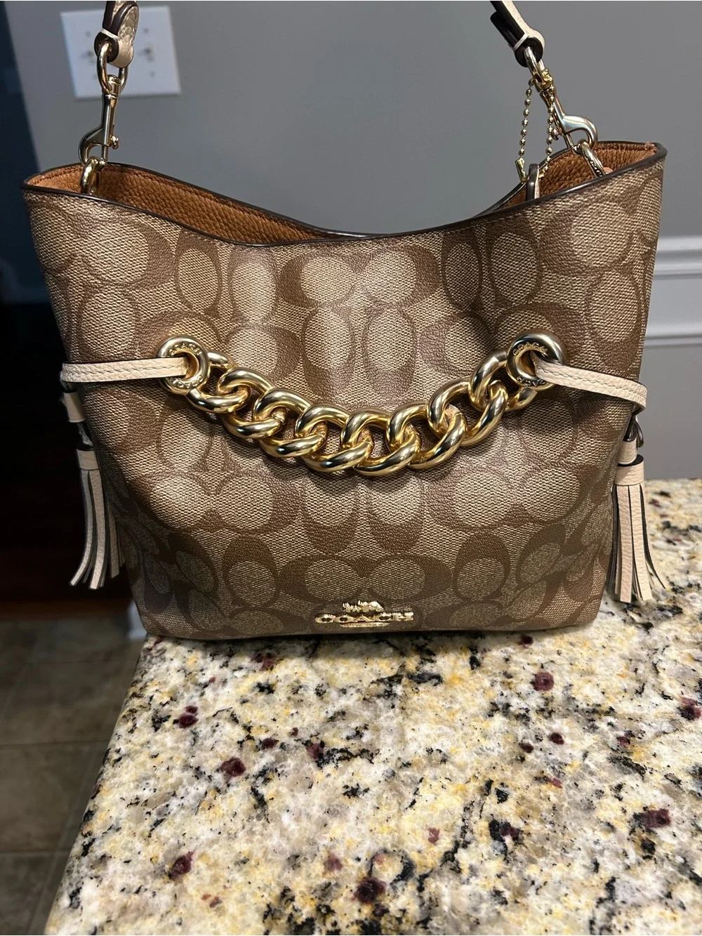 Coach Andy Crossbody in Signature Canvas